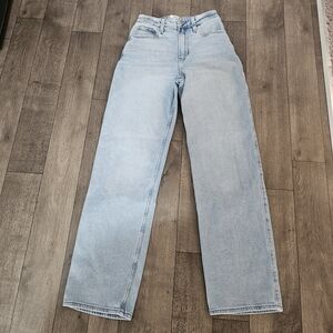 Hollister Ultra Highrise Dad Classic Light Blue Women's Jeans Size 24 {J3}